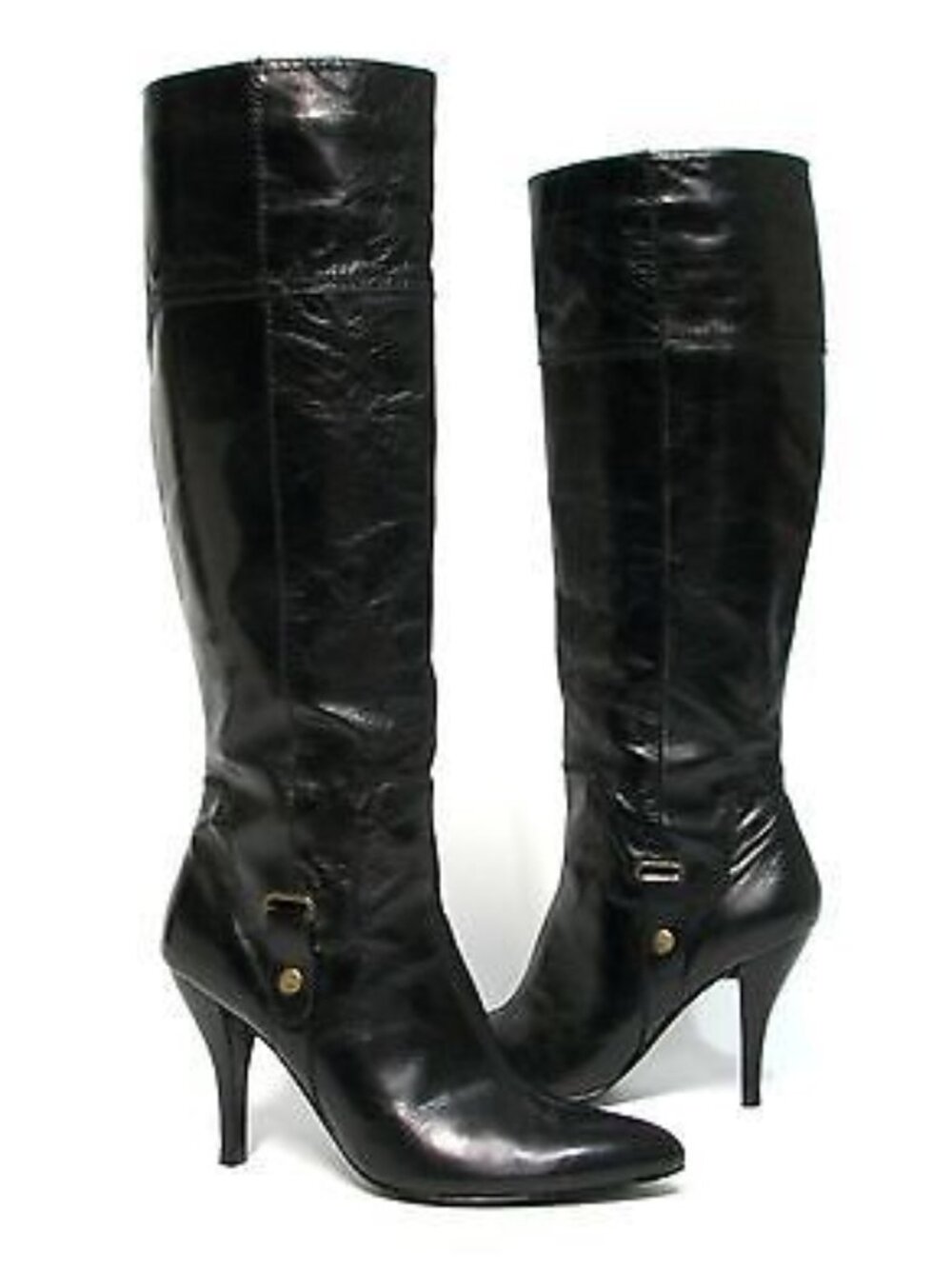 Nine West Knee High Boots Size 9 Leather Uppers